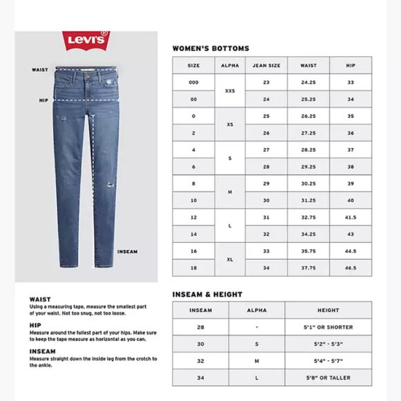 Levi Strauss 311 Shaping Skinny Women's Jeans - Picture 6 of 14